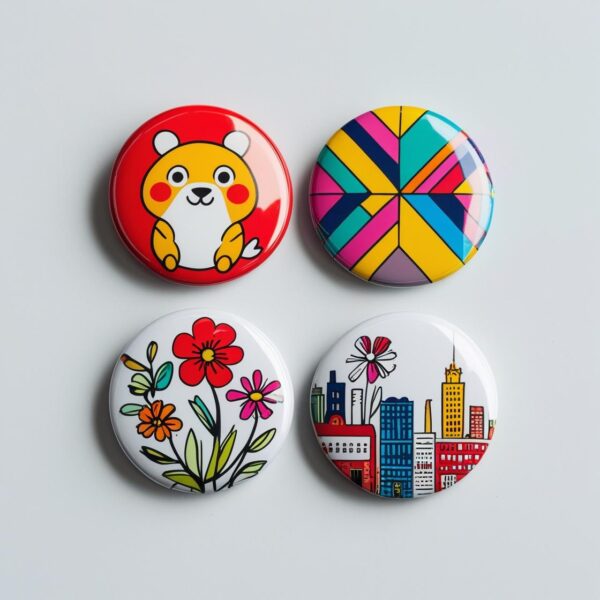 Custom Photo Fridge Magnets Round Shape 58MM